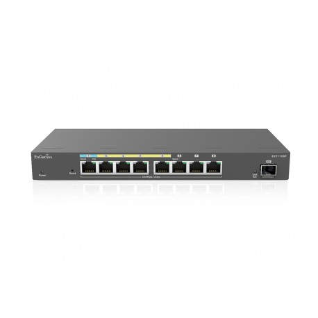 EXT1109P switch L2 Gigabit Ethernet (10/100/1000) Energía sobre Ethernet (PoE) Gris