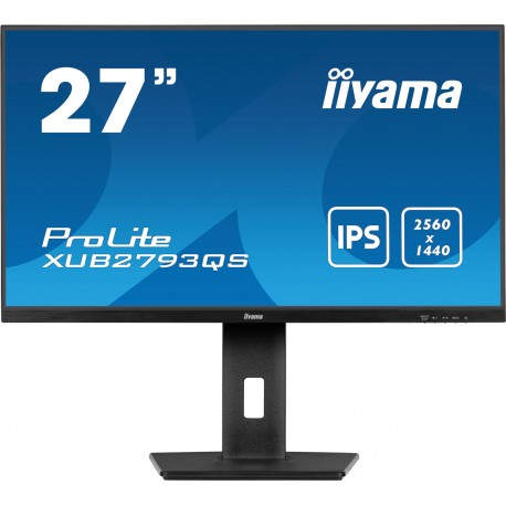 ProLite XUB2793QS-B7 pantalla para PC 68,6 cm (27) 2560 x 1440 Pixeles Quad HD LED Negro