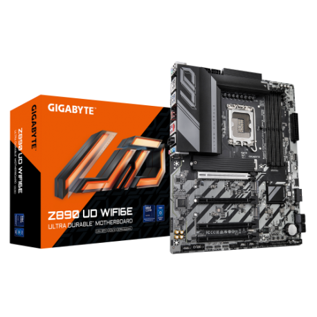 GIGABYTE Placa base Z890 UD WIFI6E - Compatible con CPUs Intel Core Ultra (Serie 2)