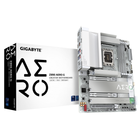 GIGABYTE Placa base Z890 AERO G - Compatible con CPUs Intel Core Ultra (Serie 2)