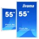 iiyama ProLite TF5539UHSC-W1AG monitor pantalla táctil 139,7 cm (55'') 3840 x 2160 Pixeles Multi-touch Multi-usuario Blanco