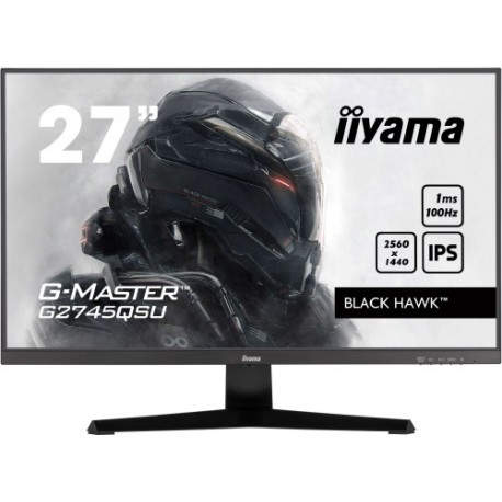 iiyama G-MASTER G2745QSU-B2 pantalla para PC 68,6 cm (27) 2560 x 1440 Pixeles Wide Quad HD LED Negro