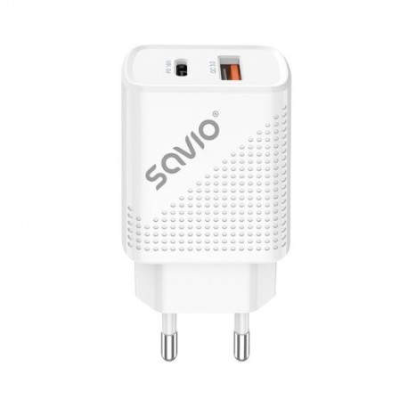 CARGADOR USB 3.0 DE CARGA RÁPIDA 18W SAVIO LA-05