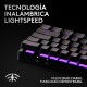 Logitech G PRO X 60 LIGHTSPEED, teclado inalámbrico para gaming, 60% mecánico ultra