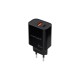 CARGADOR PARED 1XUSB-C PD 1xUSB-A/QC 30W NEGRO NANOCABLE