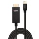 Lindy 40922 adaptador de cable de vídeo 2 m Mini DisplayPort HDMI tipo A (Estándar) Negro