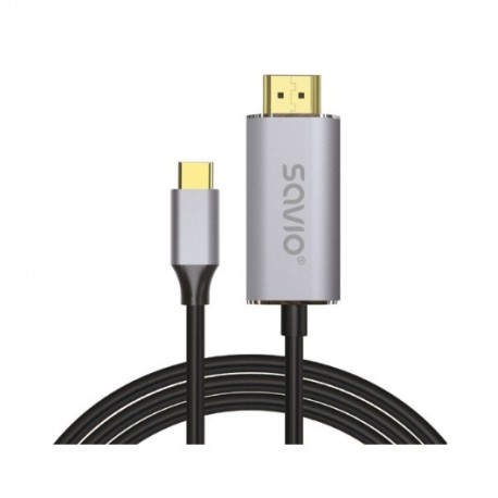 CABLE USB(C) - HDMI 2.0 4K 2M SAVIO CL-171