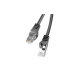 CABLE RED LANBERG LATIGUILLO CAT.6 FTP 5M NEGRO FLUKE PASSED