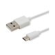 CABLE USB 2.0 - MICRO USB 1M BLANCO SAVIO CL-123