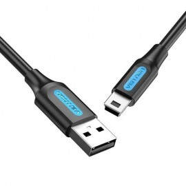 CABLE USB 2.0 MINI USB/M A USB/M 3 M NEGRO VENTION