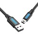 CABLE USB 2.0 MINI USB/M A USB/M 0.5 M NEGRO VENTION
