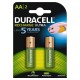 Duracell 2xAA 2400mAh 2400mAh batería recargable