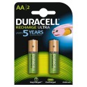 Duracell 2xAA 2400mAh 2400mAh batería recargable