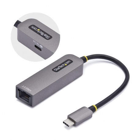 Adaptador de Red USB Tipo C a Ethernet - Adaptador de Red Externo USB-C a RJ45 2,5/1Gb