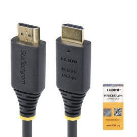 Cable HDMI Premium Certificado de Alta Velocidad de 1m - 4K 60Hz - 144Hz - UHD