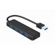 CONCENTRADOR GEMBIRD USB 3.1 (GEN.1) DE 4 PUERTOS