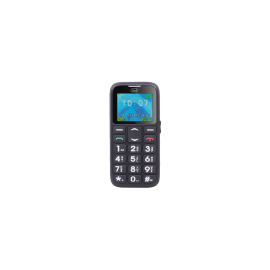TELEFONO TREVI SICURO 10 SENIOR PHONE BIG BUTTONS FUNCION S.O.S. BLACK