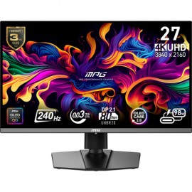MSI MPG 272URX QD-OLED pantalla para PC 67,3 cm (26.5) 3840 x 2160 Pixeles 4K Ultra HD Negro