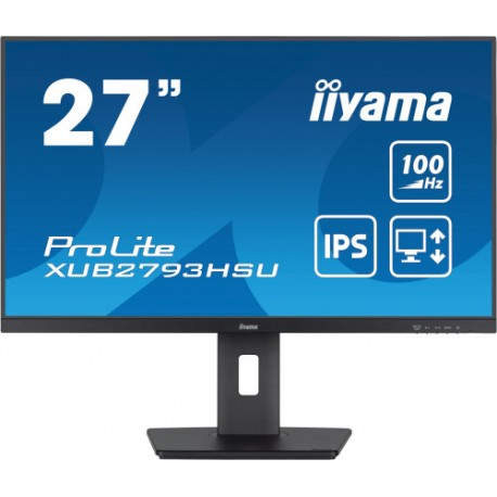 IIYAMA - iiyama ProLite XUB2793HSU-B7 pantalla para PC 68,6 cm (27) 1920 x 1080 Pixeles Full HD LED Negro - XUB2793HSU-B7
