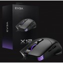 EVGA X12 ratón Juego Ambidextro Mecánico 16000 DPI