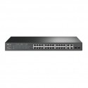 TP-Link JetStream TL-SL2428P switch Gestionado L2 Fast Ethernet (10/100) Energía sobre Ethernet (PoE) 1U Negro