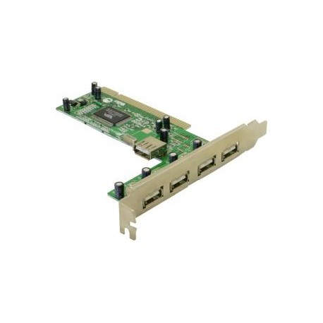 DeLOCK USB2.0 PCI card, 4+1 Port