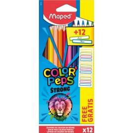 Maped Color’Peps 862725 lápiz de color Multicolor 12 pieza(s)