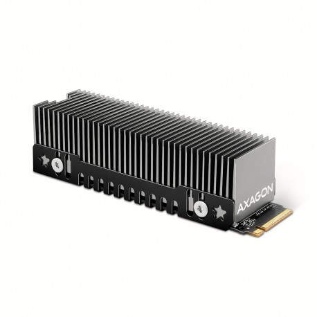Axagon CLR-M2XT M.2 SSD Passivkühler Aluminium - 2280 M.2 NVMe SSD
