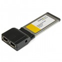 StarTech.com Adaptador Tarjeta FireWire 400 de 2 Puertos 6 pines ExpressCard 34 34mm 1394a EC13942A2
