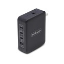 StarTech.com Cargador USB-C/USB-A de Pared GaN PD de 140W - 3x USB-C/1x USB-A