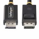 StarTech.com DP21-1M-DP80-CABLE cable DisplayPort Negro