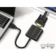 Conceptronic ABBY20B adaptador de cable de vídeo 0,25 m HDMI tipo A (Estándar) VGA (D-Sub) Negro
