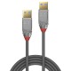 Lindy 36625 cable USB 0,5 m USB 3.2 Gen 1 (3.1 Gen 1) USB A Gris