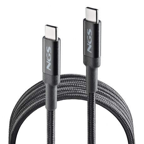 NGS KNOT 100W-3 cable USB USB 2.0 3 m USB C Negro