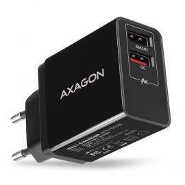 Axagon ACU-QS24 cargador de dispositivo móvil Smartphone Negro Corriente alterna Carga rápida Interior