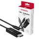 Axagon RVC-DPC adaptador de cable de vídeo 1,8 m USB Tipo C DisplayPort Negro