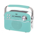 TREVI - RADIO TREVI RA 7F50 BT PORTABLE RADIO CARGA SOLAR+AW+SD TIF. GREEN - 0RA7F5003