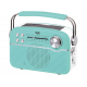 TREVI - RADIO TREVI RA 7F50 BT PORTABLE RADIO CARGA SOLAR+AW+SD TIF. GREEN - 0RA7F5003