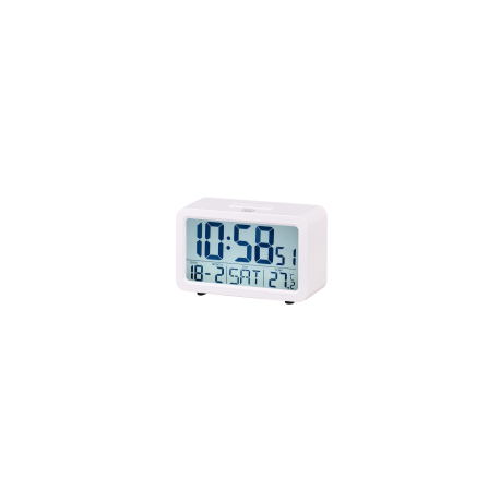 TREVI - RELOJ DESPERTADOR TREVI SLD 3P60 DIGITAL ALARM CLOCK WHITE - 0SL3P6001