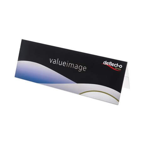 DEFLECTO - Deflecto 778601 placa PVC Rectángulo - 778601