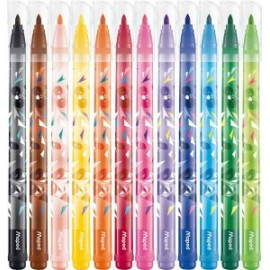 MAPED - Maped Color’Peps 845404 rotulador Multicolor 12 pieza(s) - 845404
