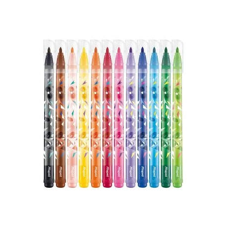 MAPED - Maped Color’Peps 845404 rotulador Multicolor 12 pieza(s) - 845404