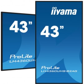 IIYAMA - 43W LCD 4K UHD VA - LH4360UHS-B2AG