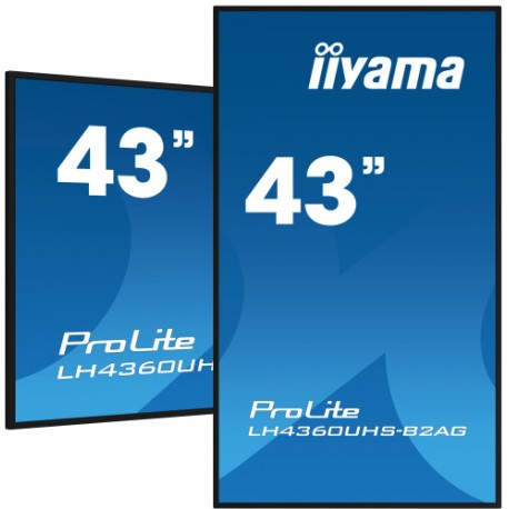 IIYAMA - 43W LCD 4K UHD VA - LH4360UHS-B2AG