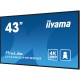 IIYAMA - 43W LCD 4K UHD VA - LH4360UHS-B2AG