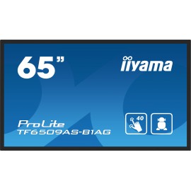 iiyama TF6539AS-B1AG Pantalla plana para señalización (64.5'') LED 500 cd / m² 4K Ultra HD Negro