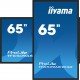 iiyama TF6539AS-B1AG Pantalla plana para señalización (64.5'') LED 500 cd / m² 4K Ultra HD Negro