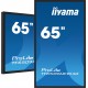 iiyama TF6539AS-B1AG Pantalla plana para señalización (64.5'') LED 500 cd / m² 4K Ultra HD Negro