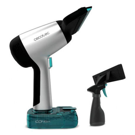 Conga Rockstar 3700 Glass aspiradora de mano Negro, Plata, Turquesa Sin bolsa - 08058