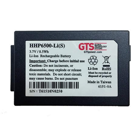 GTS HHP6500-LI(S) pieza de repuesto para ordenador de bolsillo tipo PDA Batería